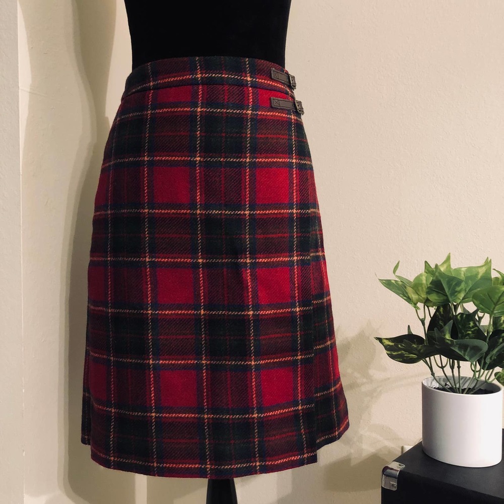 Boden British Tweed by Moon  Skirt